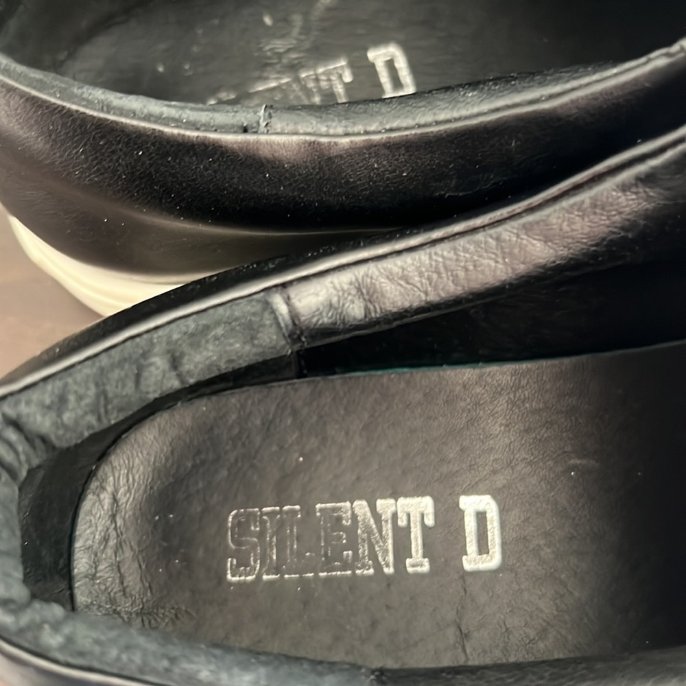 Silent D x Free People | Verges Black Leather Sneaker 39 - Picture 7 of 8